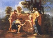 Nicolas Poussin Et in Arcadia Ego oil painting reproduction
